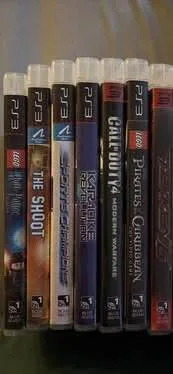 PS3 with accessories & games image indicator(6)