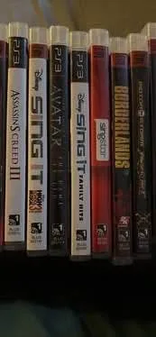 PS3 with accessories & games image indicator(7)