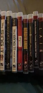 PS3 with accessories & games image indicator(8)