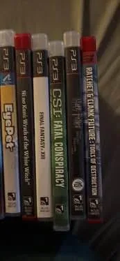 PS3 with accessories & games image indicator(10)