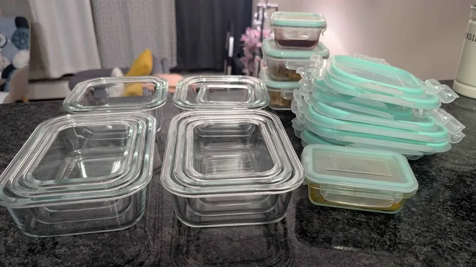 Moving Sale! Glass Food Containers - Set of 21 image indicator(2)