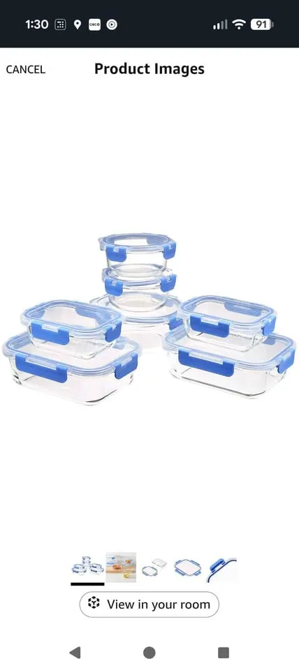 Moving Sale! Glass Food Containers - Set of 21 image indicator(4)