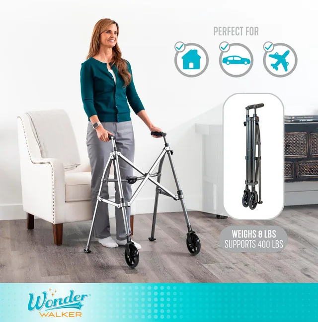 Stander Wonder Walker – Lightweight Foldable Rolling Walker image indicator(5)