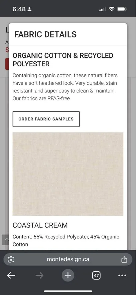 Monte Luca Ottoman / Coastal Cream image indicator(5)