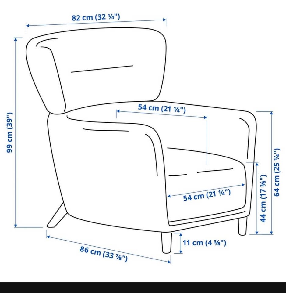 Two Ikea Oscarcharmn Armchair - photo 2