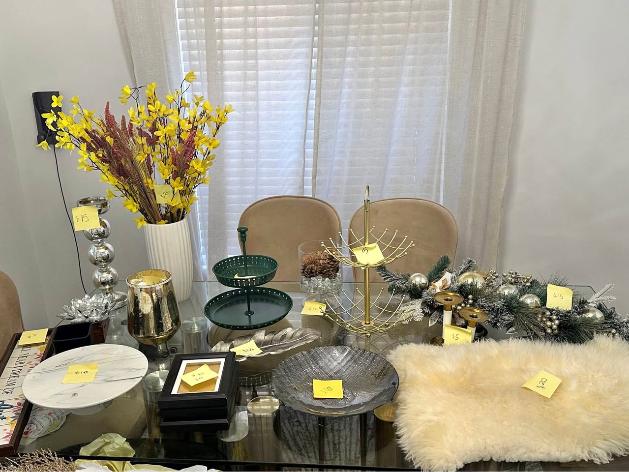 Various elegant decor