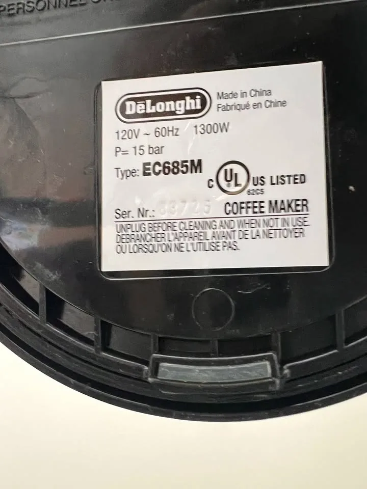 De'Longhi EC685M Dedica DeLuxe Espresso Machine image indicator(5)