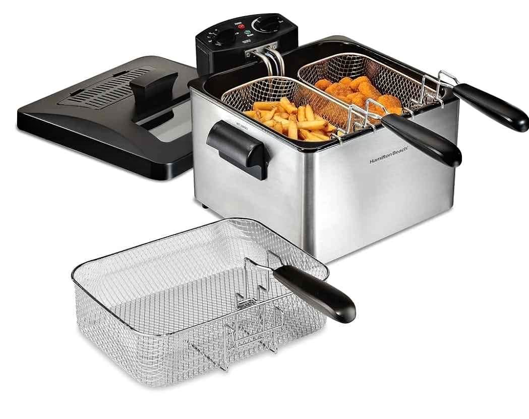 Hamilton Beach Double Basket Deep Fryer