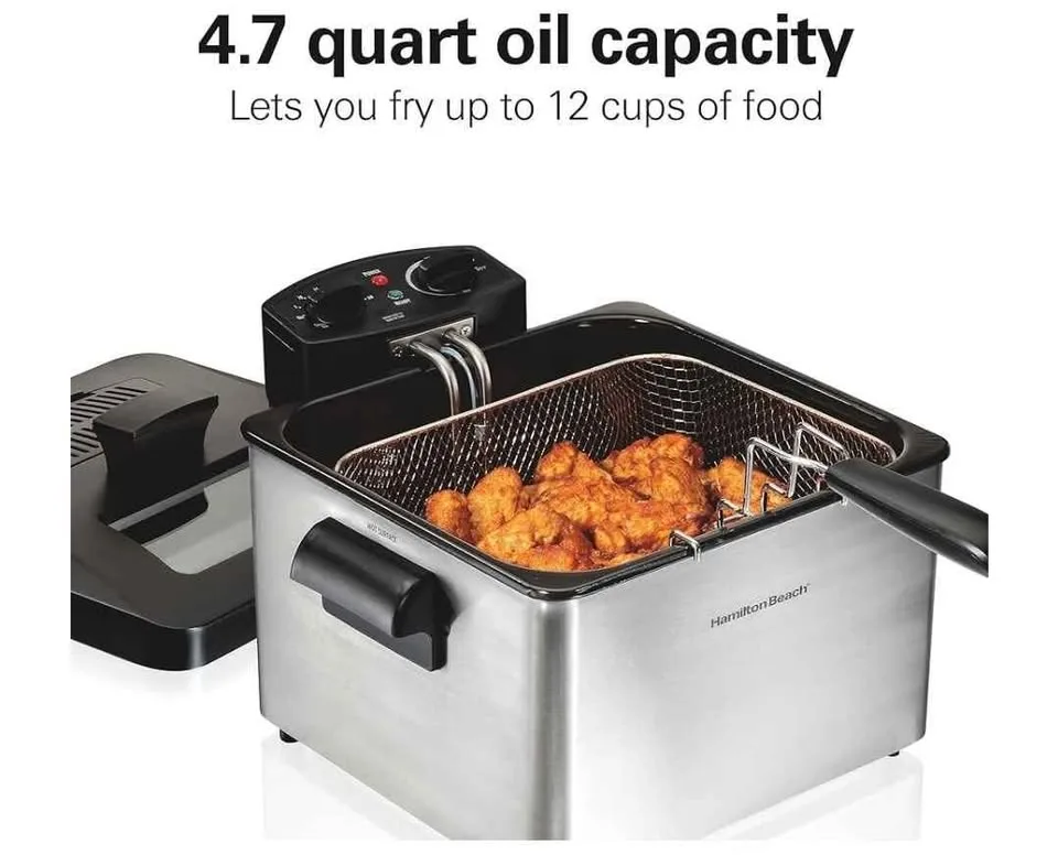 Hamilton Beach Double Basket Deep Fryer image indicator(2)