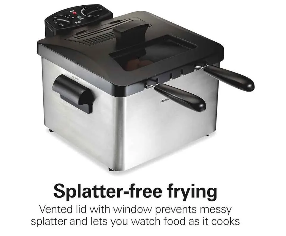 Hamilton Beach Double Basket Deep Fryer image indicator(3)