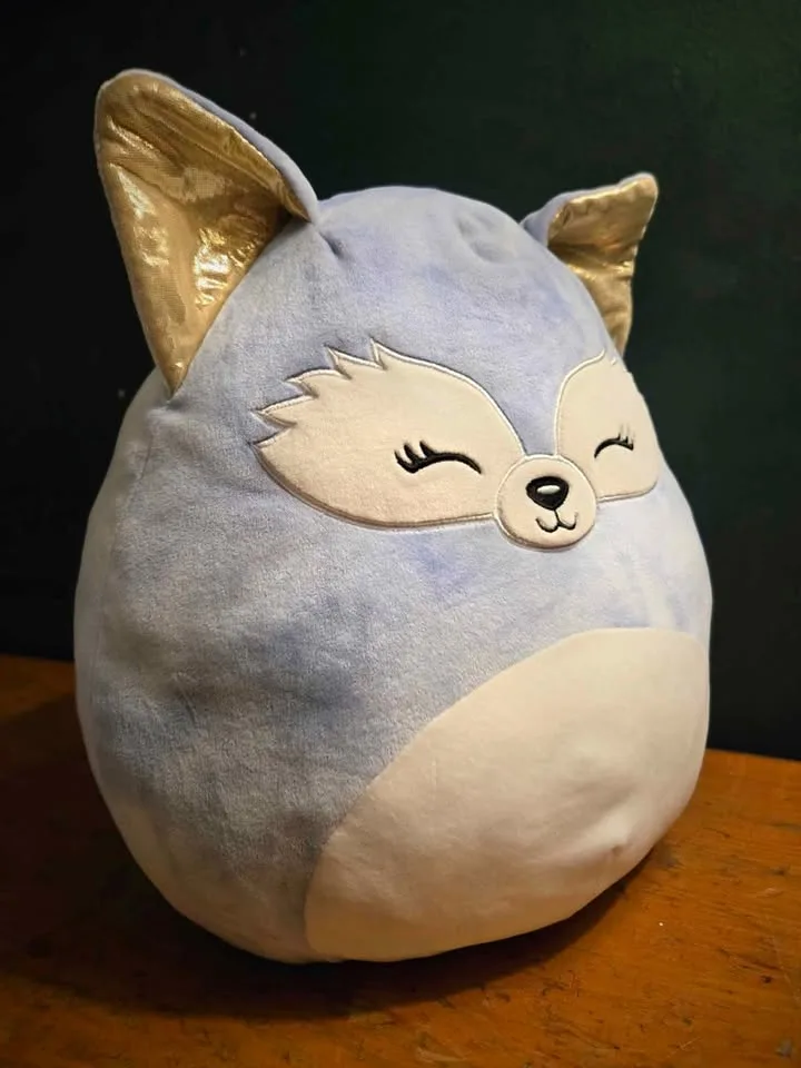 Squishmallows 12" Melani The Tye Die Blue Fox with Golden Ears image indicator(2)