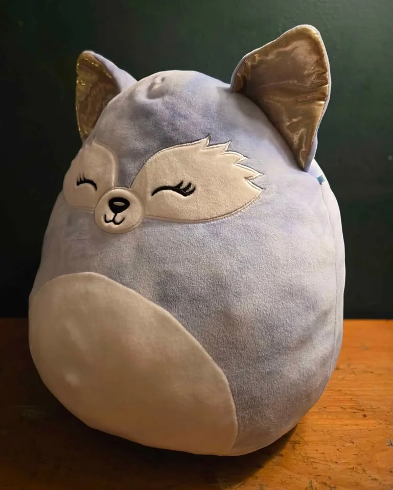 Squishmallows 12" Melani The Tye Die Blue Fox with Golden Ears image indicator(3)