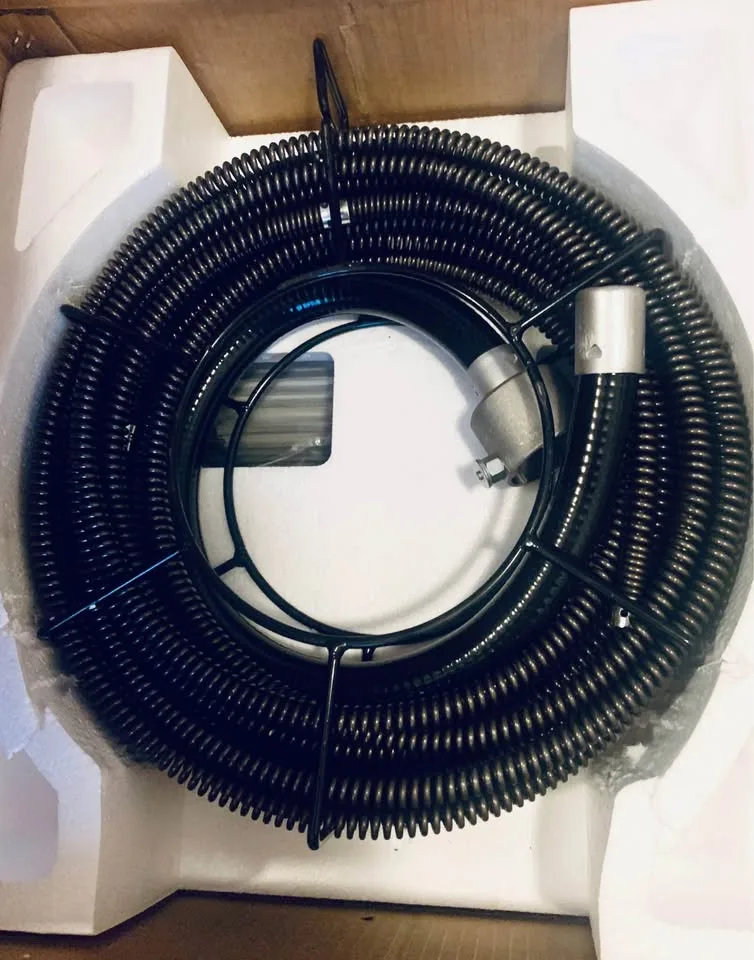 Vevor Drain Snake Machine with 2 Sectional Steel Cables image indicator(10)