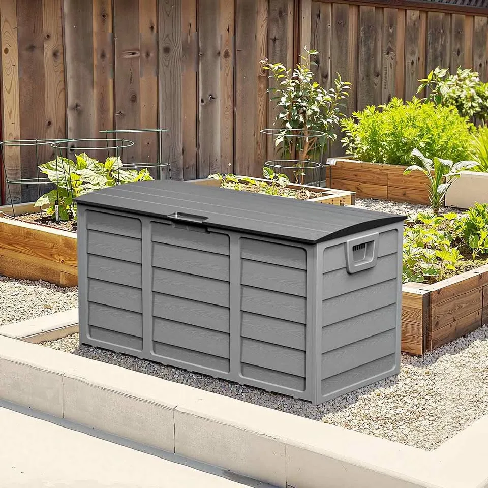 SUNCROWN 75 Gallon Water Resistant Resin Lockable Deck Box thumbnail