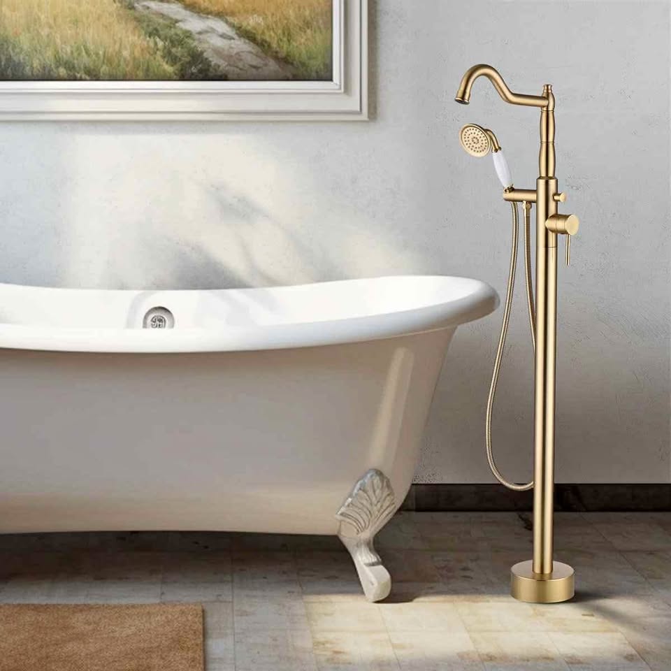 Cisy Floor Mounted Clawfoot Tub Faucet