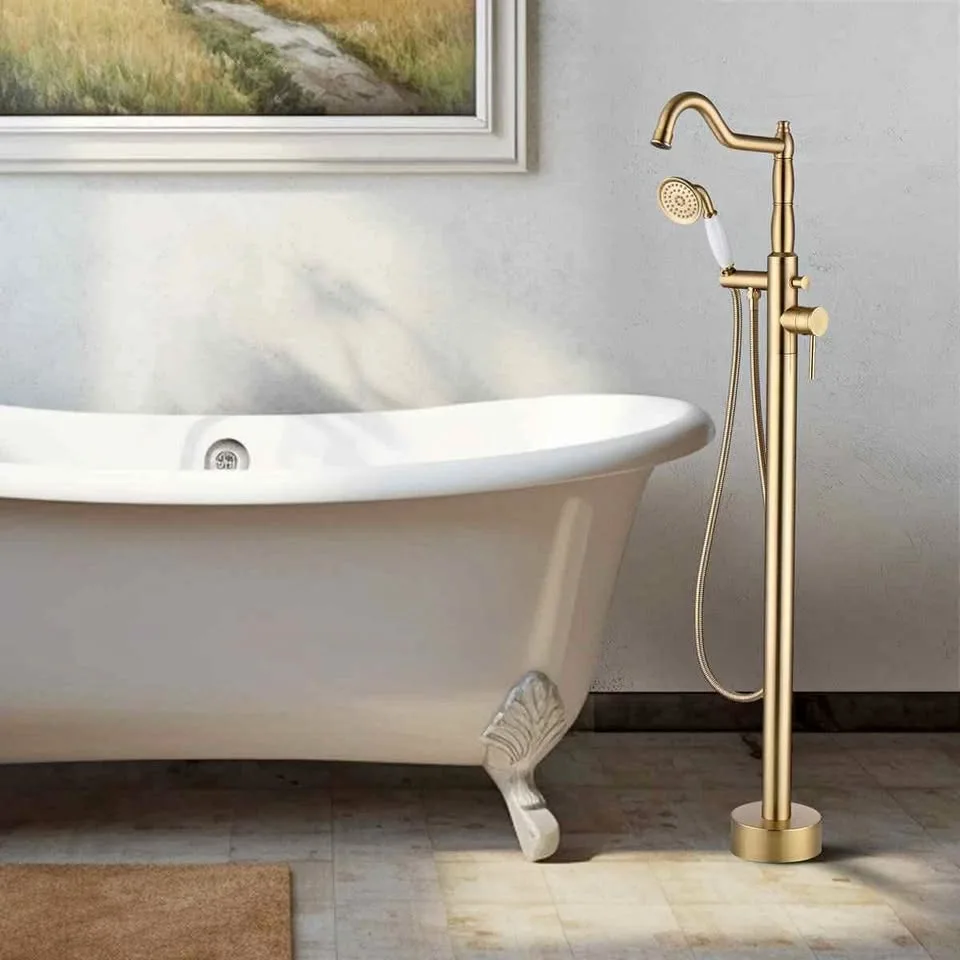 Cisy Floor Mounted Clawfoot Tub Faucet thumbnail