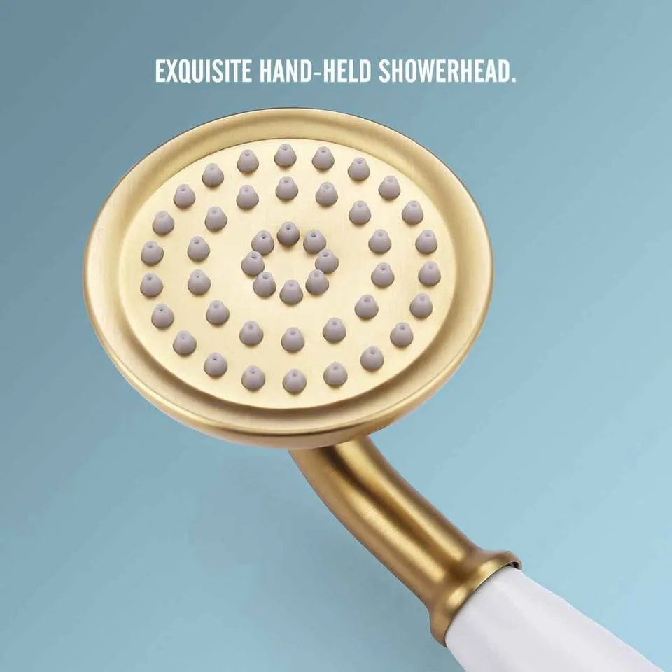 Cisy Floor Mounted Clawfoot Tub Faucet image indicator(4)