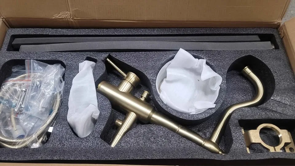 Cisy Floor Mounted Clawfoot Tub Faucet image indicator(5)