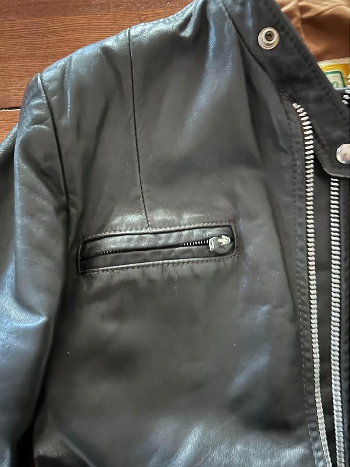 Vintage Brimaco women’s cafe racer leather jacket - photo 5