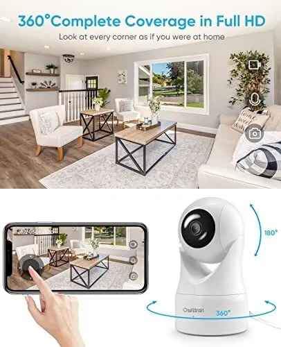 owltron Indoor Camera, 360° Pet Camera - photo 4