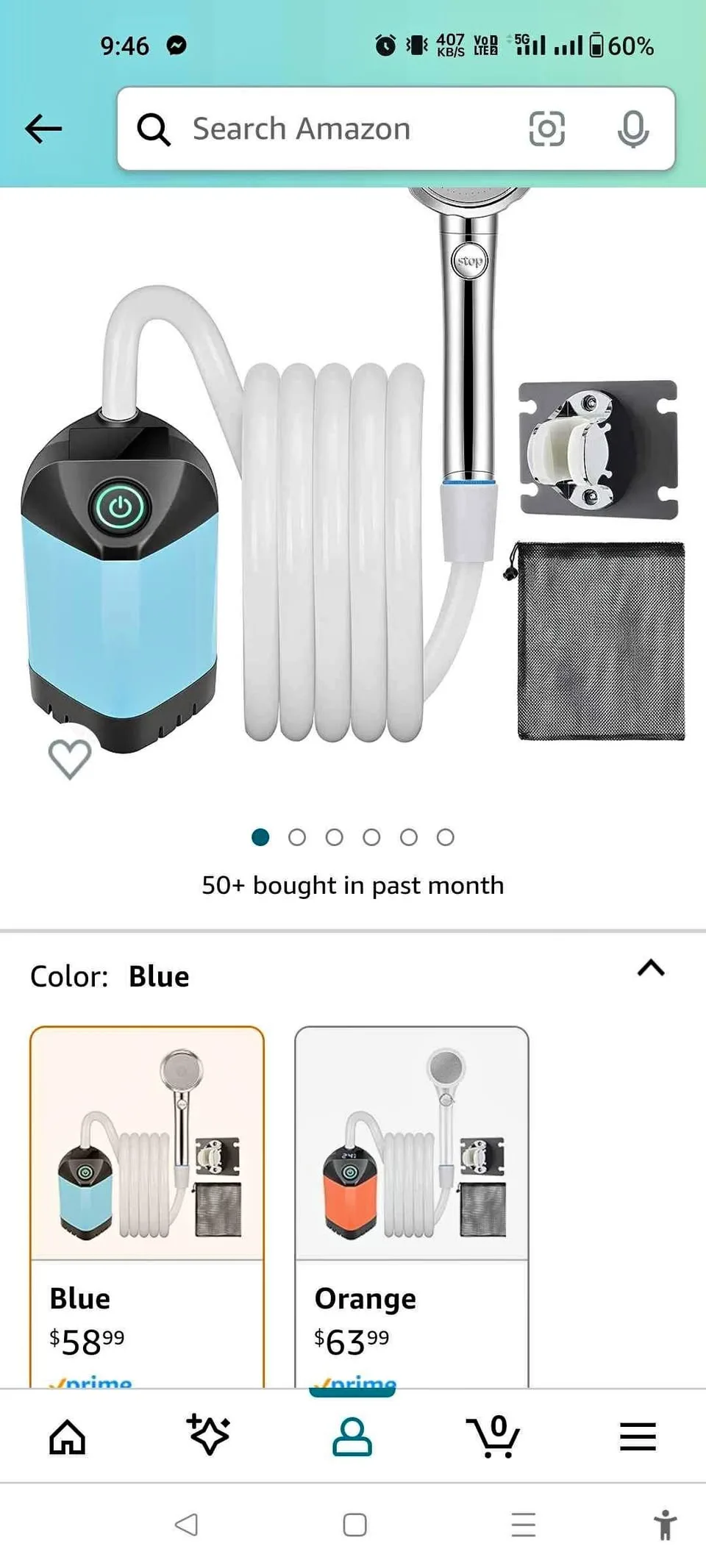 B013 Portable Camping Shower