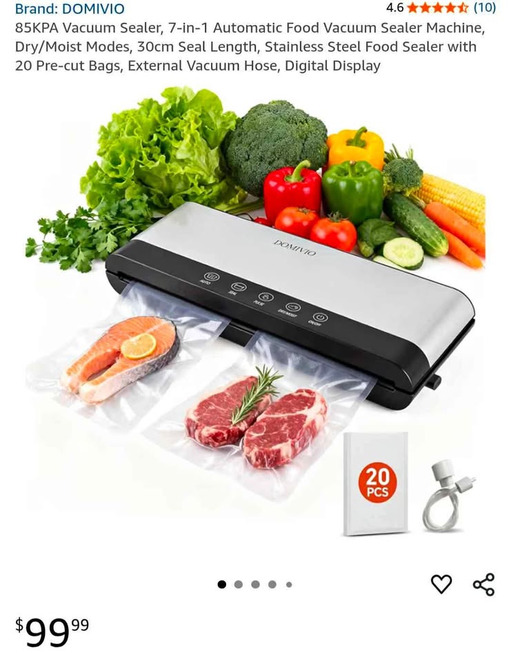 Vacuum Sealer with Bags - New