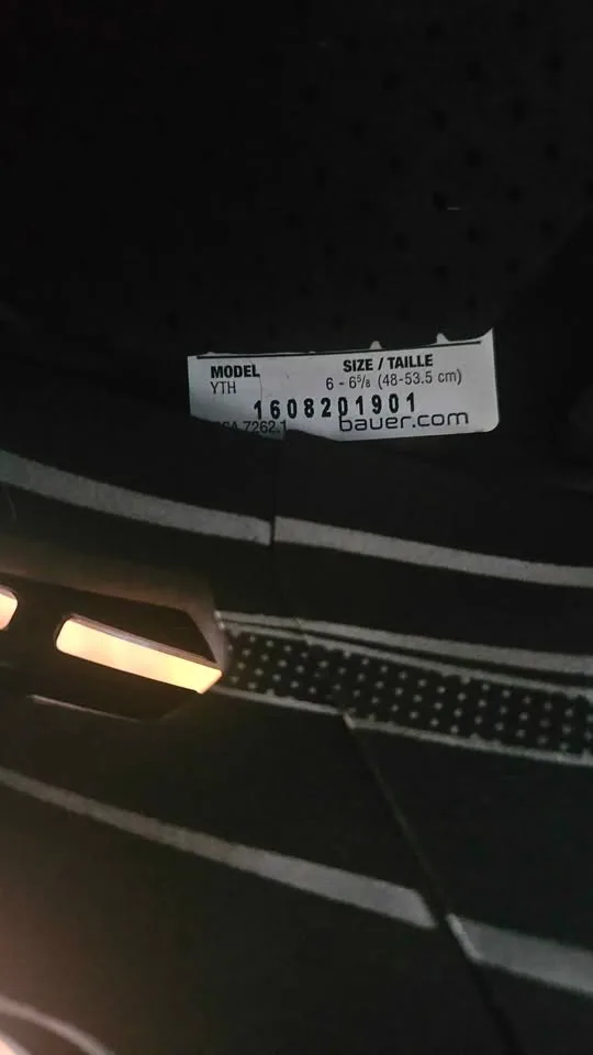 Bauer Prodigy Youth Hockey Helmet size 6"-6&5/8" image indicator(6)