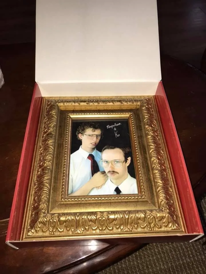 Signed Napoleon Dynamite Fan Club memorabilia. image indicator(2)