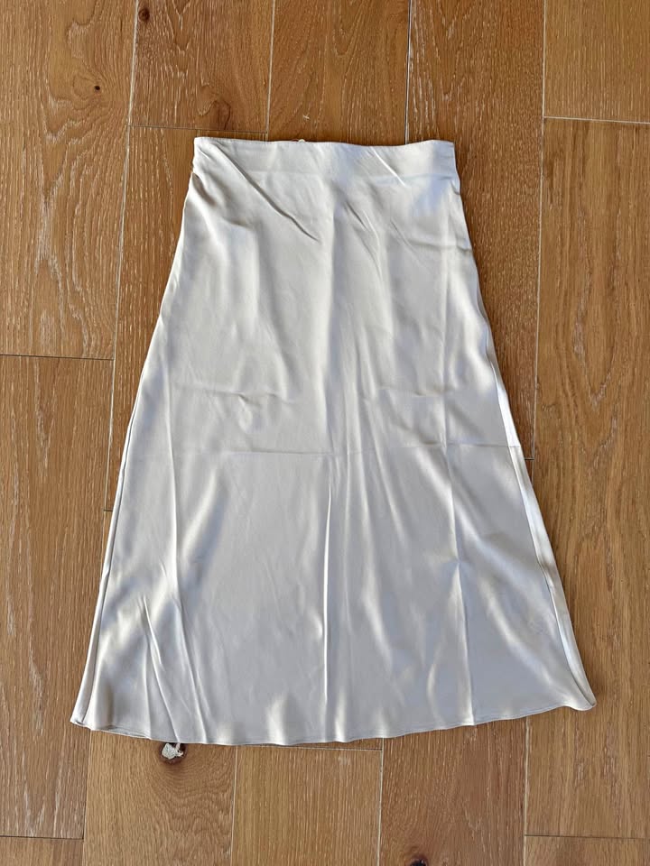 Quince 100% Washable Silk Skirt, size XS