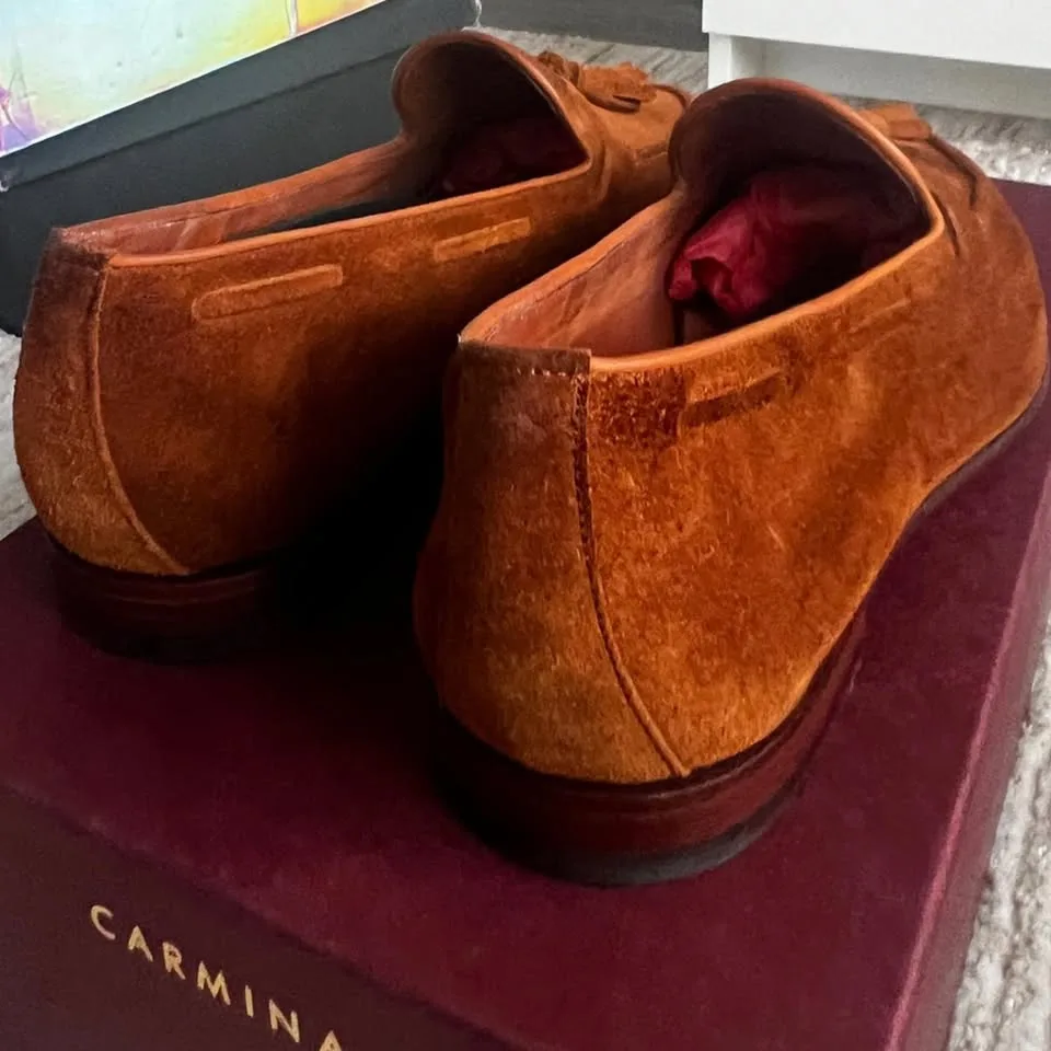 Men's Tassel Loafers - Rich Brown Suede image indicator(8)