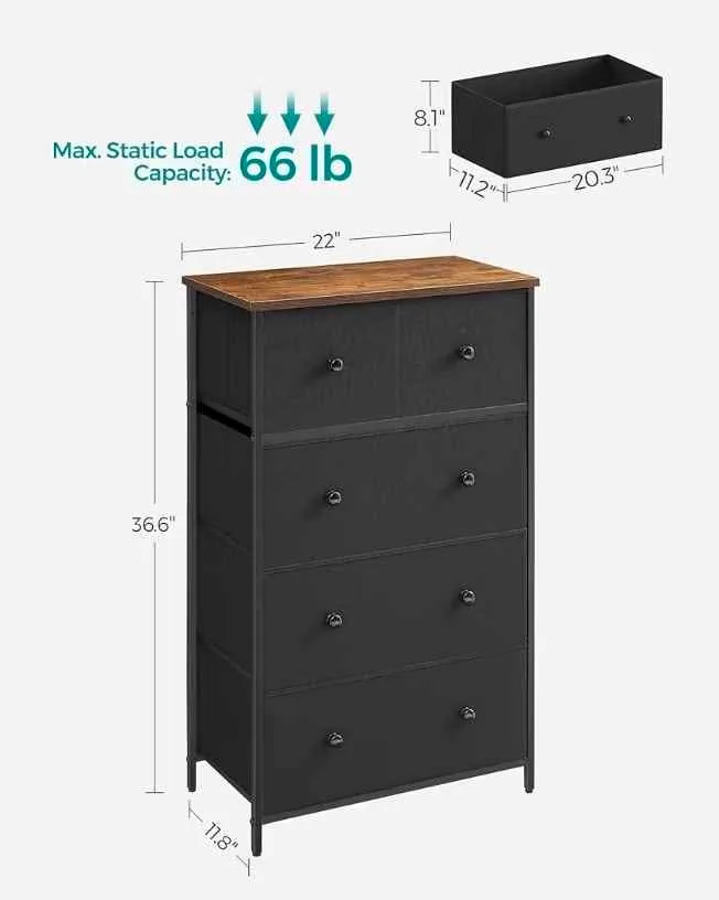 5-Drawer Dresser Tower – Brand New image indicator(5)