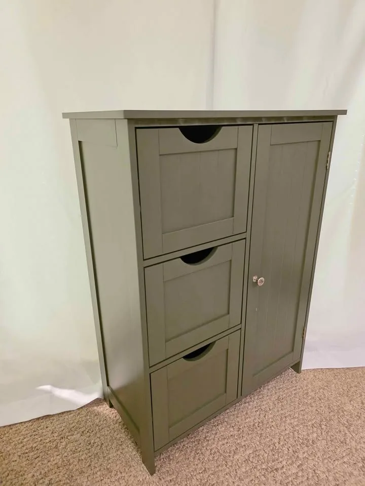 Floor Storage Cabinet – Brand New (White or Forest Green) image indicator(3)