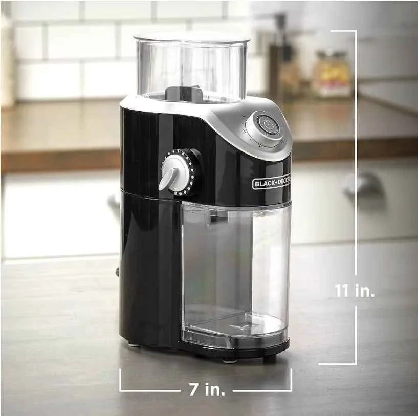 BLACK+DECKER Burr Mill Coffee Grinder CBM310BD image indicator(3)