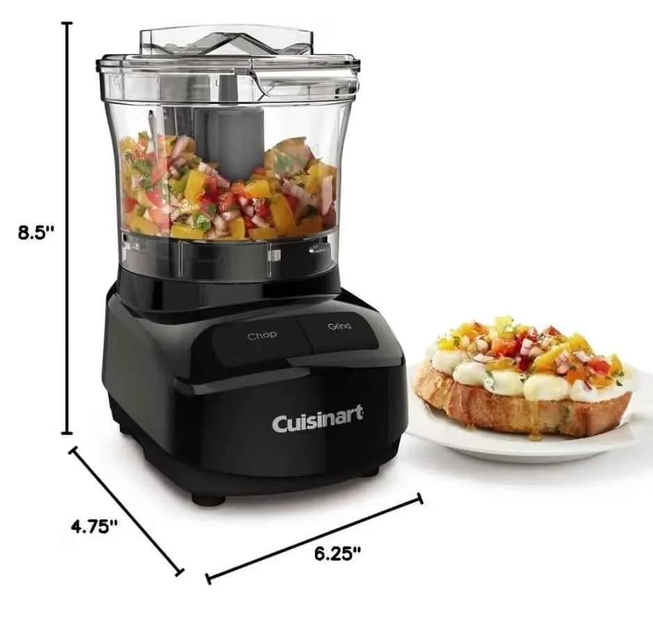 Cuisinart 3-Cup Mini Chopper/Grinder, Black image indicator(4)