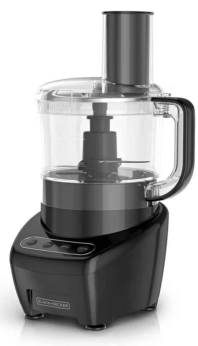 BLACK+DECKER 3-in-1 8-Cup Food Processor, Black 450W