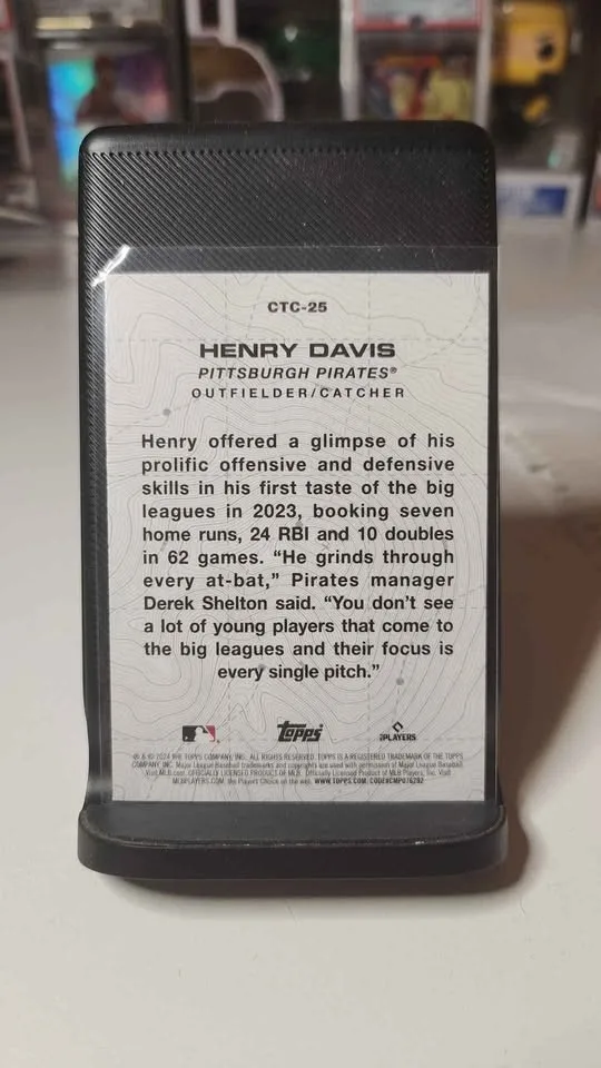 Henry Davis Pirates City Connect Insert Rookie 2024 Topps image indicator(2)