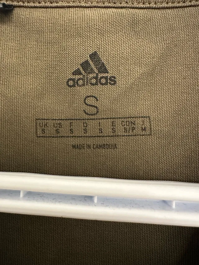 Adidas Golf T-Shirt – Olive Green – Size Small – Good Condition image indicator(2)