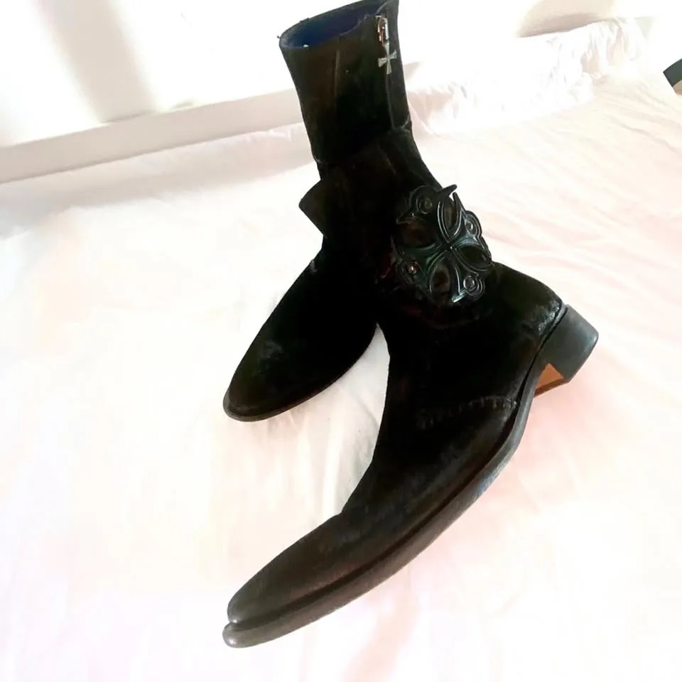 Distressed Black Suede by Mark Nason 10 or 43 image indicator(7)