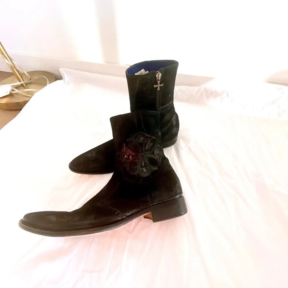 Distressed Black Suede by Mark Nason 10 or 43 image indicator(8)