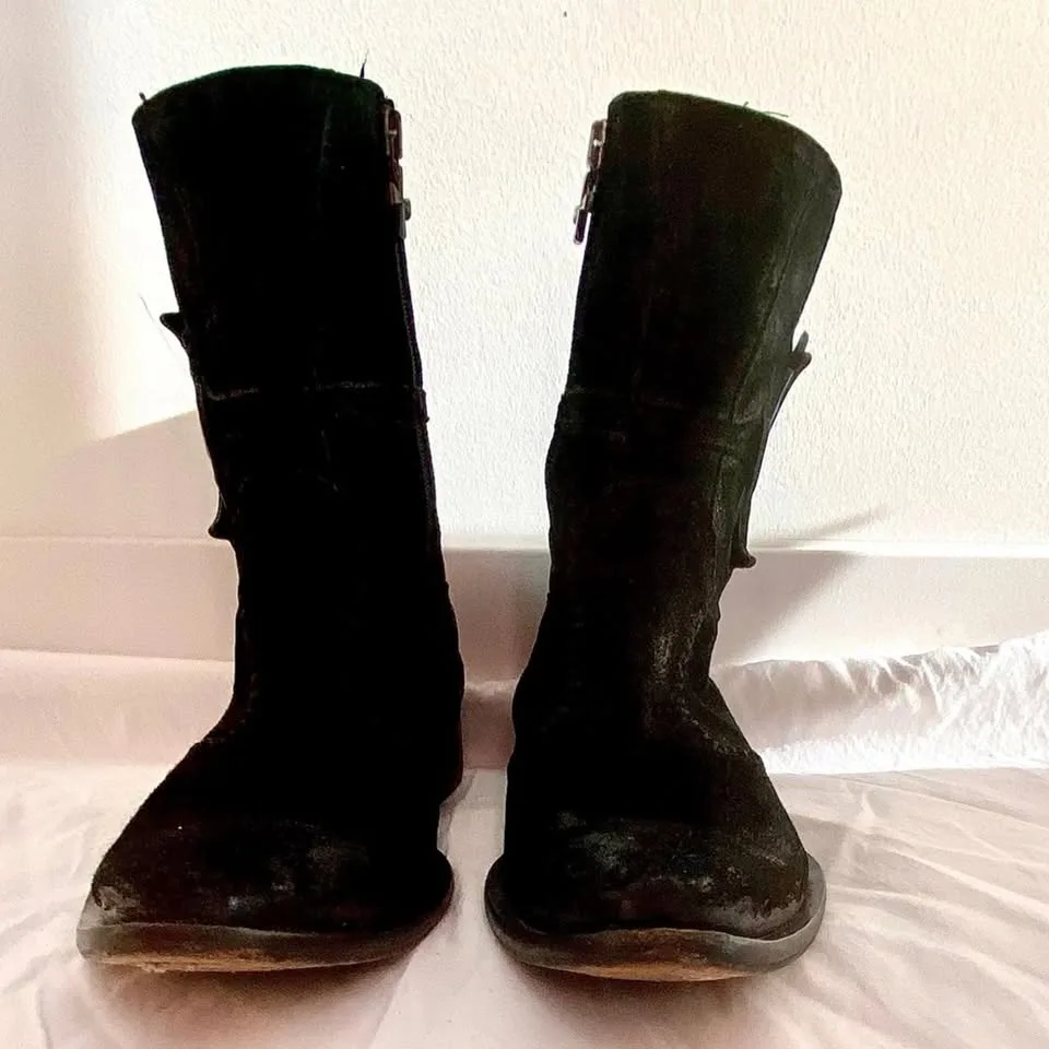 Distressed Black Suede by Mark Nason 10 or 43 image indicator(9)