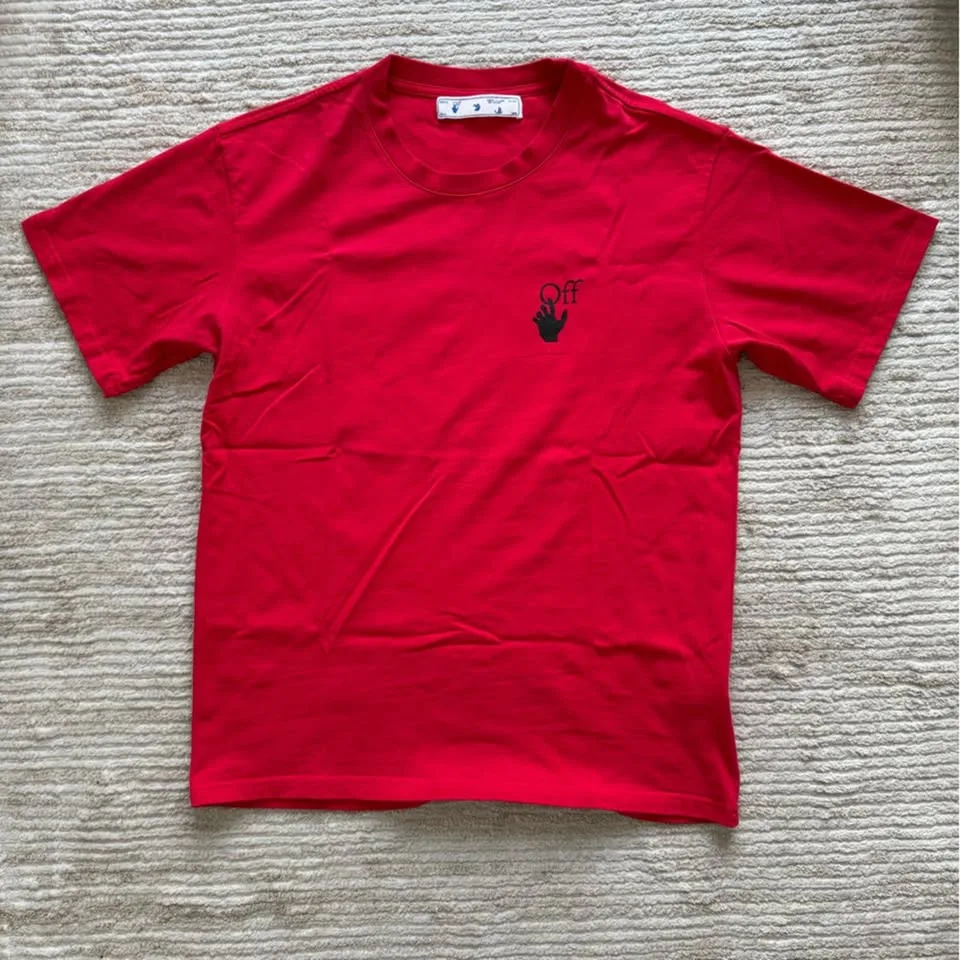Offwhite Red Graphic T-Shirt image indicator(2)