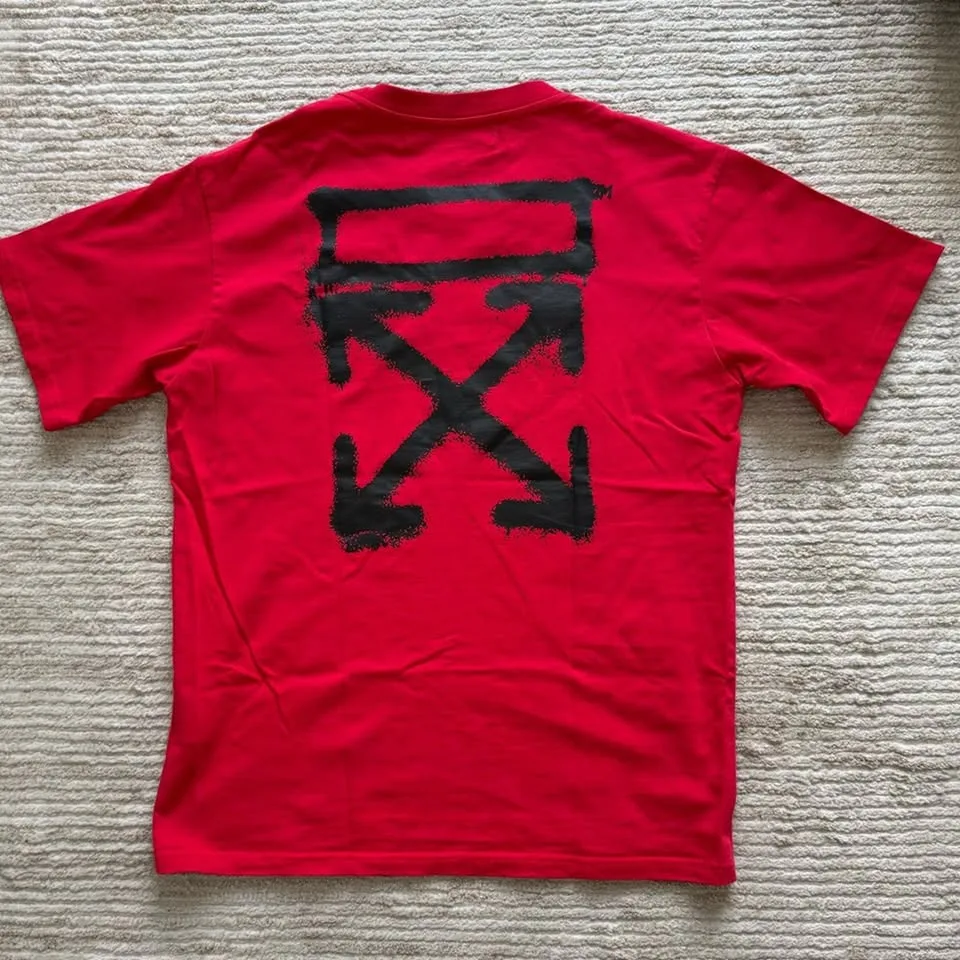 Offwhite Red Graphic T-Shirt image indicator(4)
