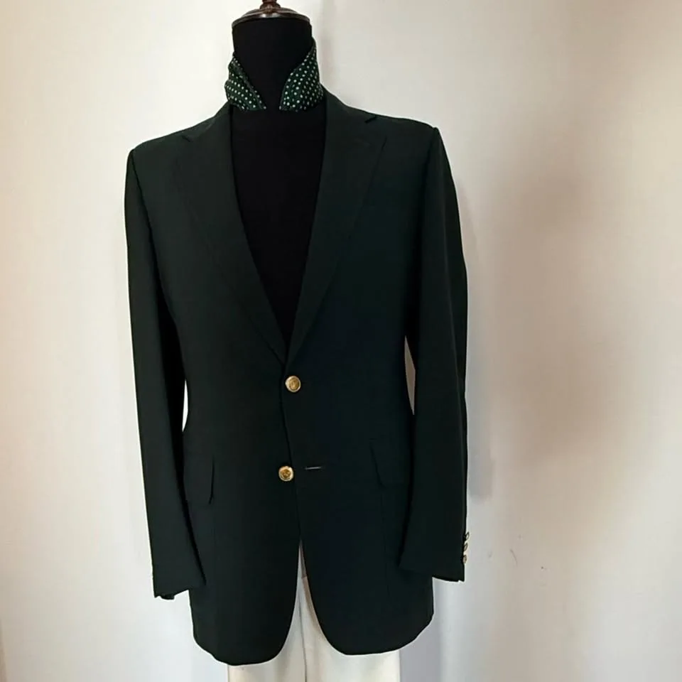 Classic Green Blazer with Gold Buttons 52R image indicator(2)