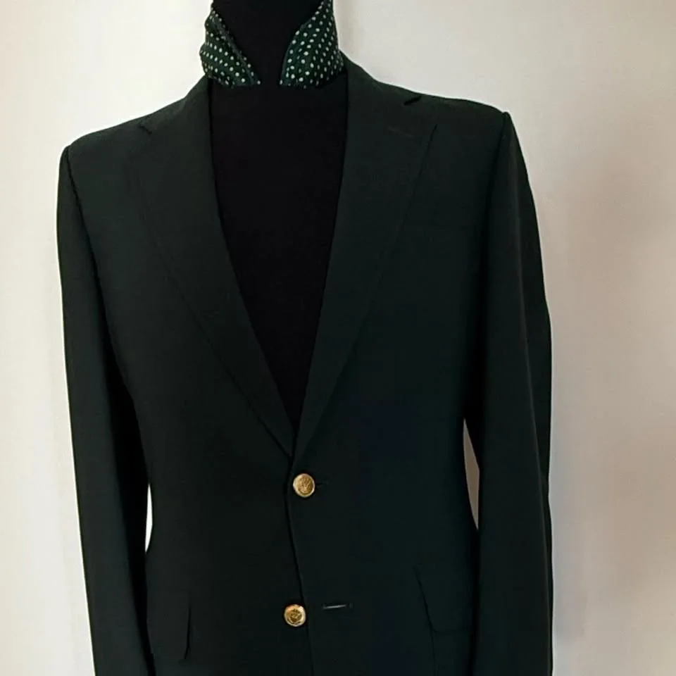 Classic Green Blazer with Gold Buttons 52R image indicator(5)