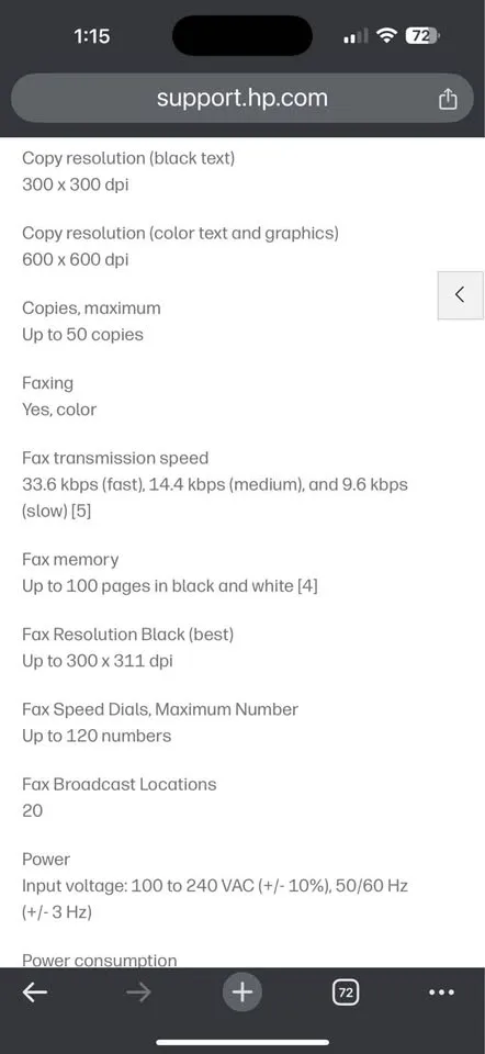 HP 7855 printer image indicator(9)