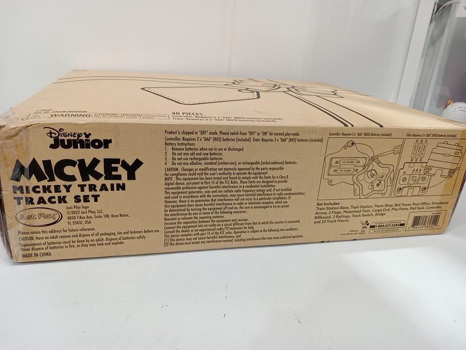 40PC DISNEY JUNIOR MICKEY MOUSE TRAIN TRACK SET - photo 2