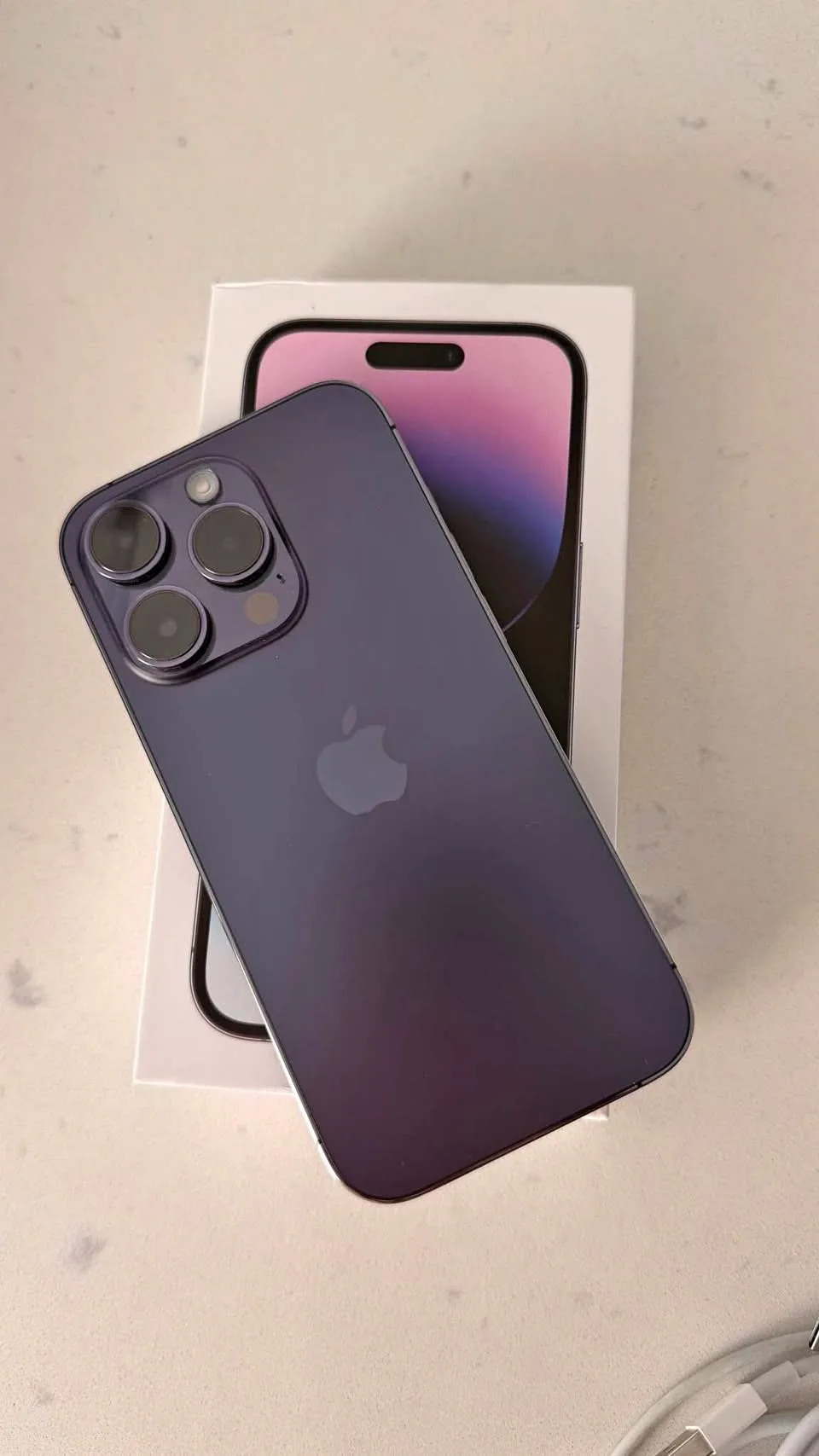 iPhone 14 Pro – 1TB – Deep Purple – Excellent Condition thumbnail