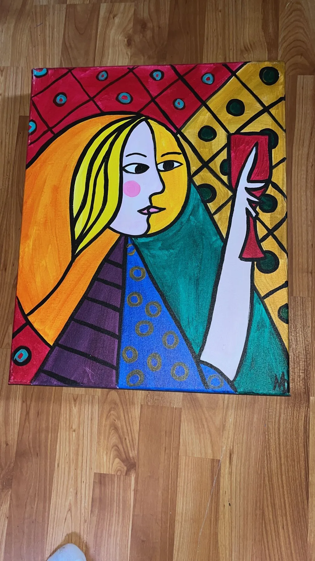 ART: Abstract woman painting thumbnail