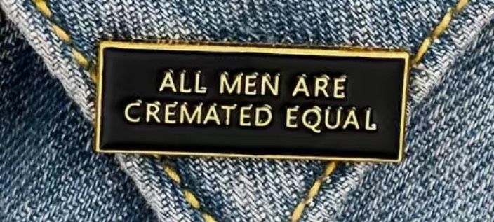 Cremation / Equality Metal Pin