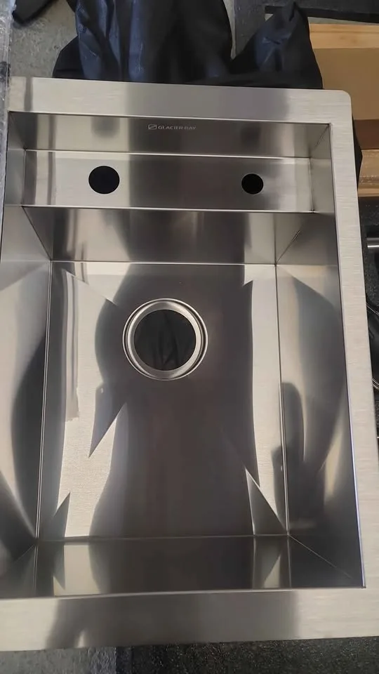 Glacier bay 15 in Sink with Folding Faucet image indicator(8)